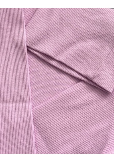 Alya Underwear Balıkçı Yaka Pamuklu Fitilli Kumaş Çocuk Kaşkorse Unisex Body LILA
