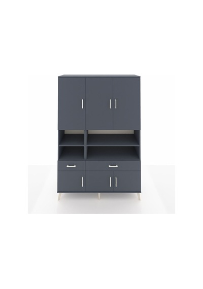 Hyperion Dolap 8 Raflı 2 Çekmeceli 6 Kapaklı 132x44x195 Antrasit-antrasit/antrasit Antrasıt/antrasıt Hyperion Dolap 8 Raflı 2 Çekmeceli 6 Kapaklı 132x44x195 Antrasit-antrasit/antrasit Antrasıt/antrasıt
