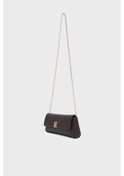 Calvin Klein Logolu Zincir Askılı Çanta Lv04f3740gbal Bayan Çanta Lv04f3740g Bal Kahve