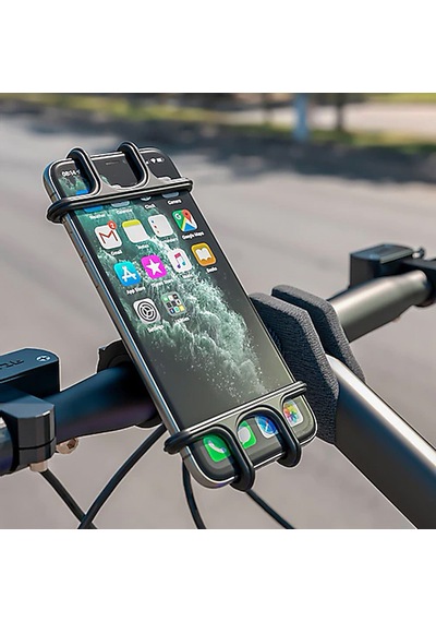 Motosiklet Bisiklet Telefon Tutucu - Siyah