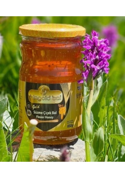 Bingold Süzme Çiçek Balı 850 Gr Gold