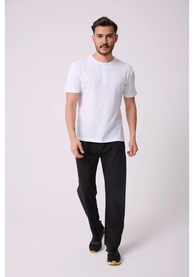 Defys Erkek Henley Yaka %100 Pamuklu Dokulu Kumaştan Kısa Kollu Günlük Basic Beyaz Tişört Beyaz - 852146174 Beyaz Defys Erkek Henley Yaka %100 Pamuklu Dokulu Kumaştan Kısa Kollu Günlük Basic Beyaz Tişört Beyaz - 852146174 Beyaz