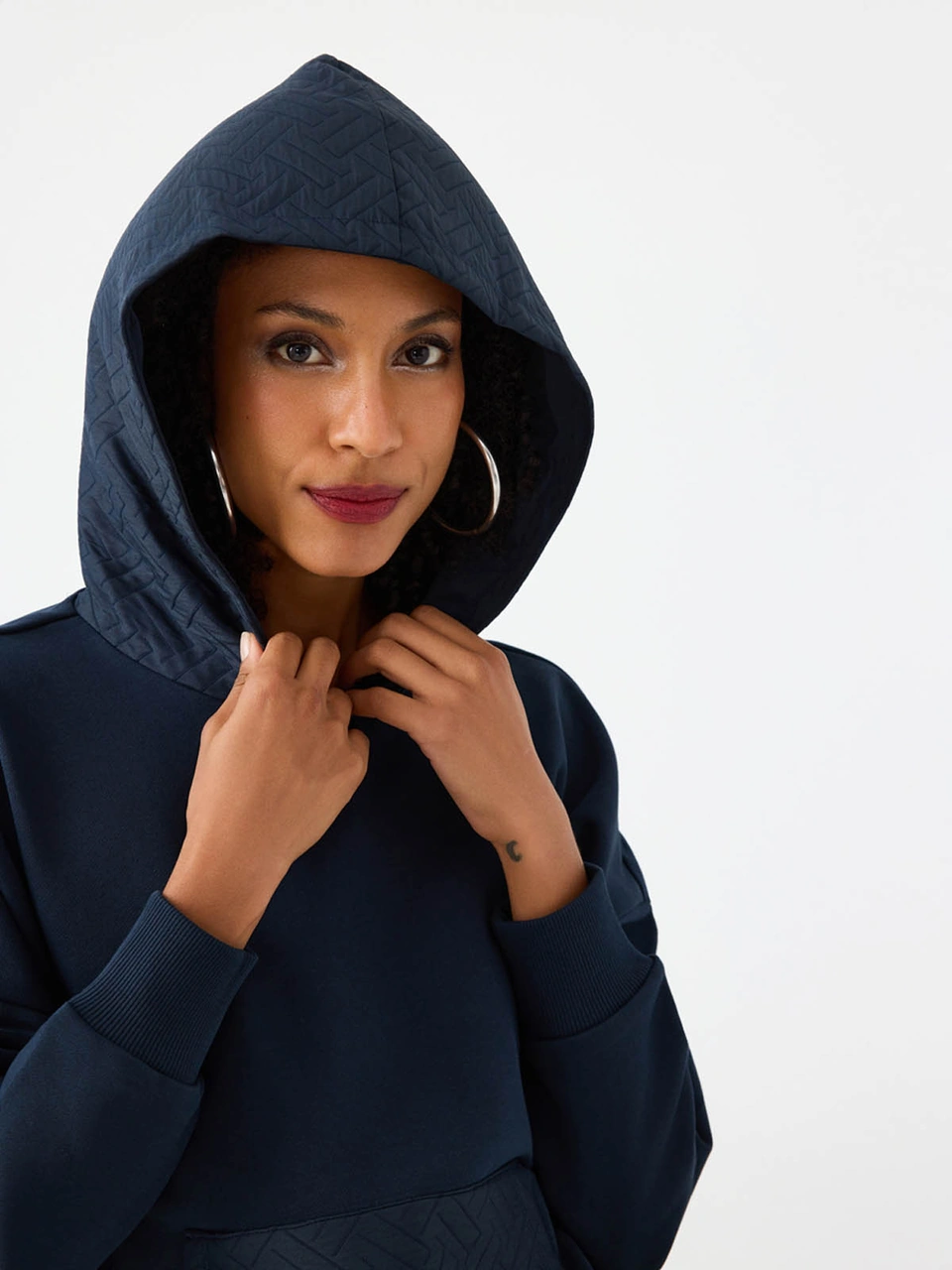Loft Oversize Lacivert Kadın Sweatshirt Lf2040925 Lacivert