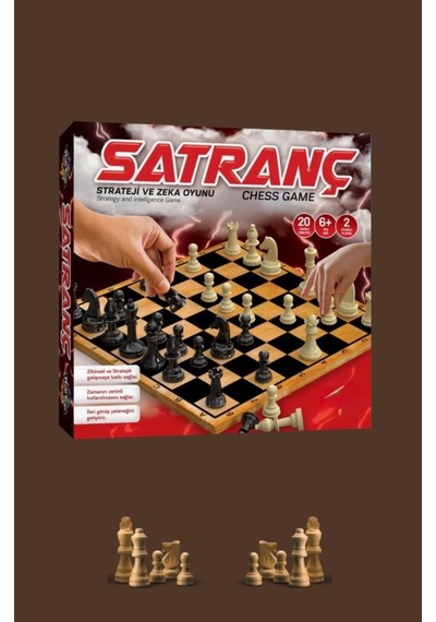 Satranç Strateji Ve Zeka Oyunu Seti Dikkat Becerisini Geliştirmeye Yardımcı Eğitici Oyun Seti