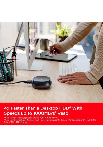 Desk Drive 4tb 1000mb/s Usb 3.2 Gen2 Harici Ssd Sdssdt40-4t00-em25