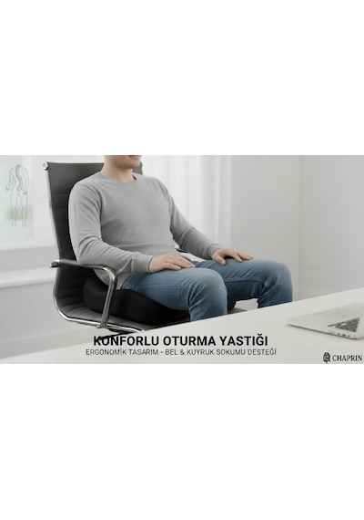 Destekli Visco Oturma Minderi Uzun Süreli Oturumlar İçin Ergonomik Tasarım Genel