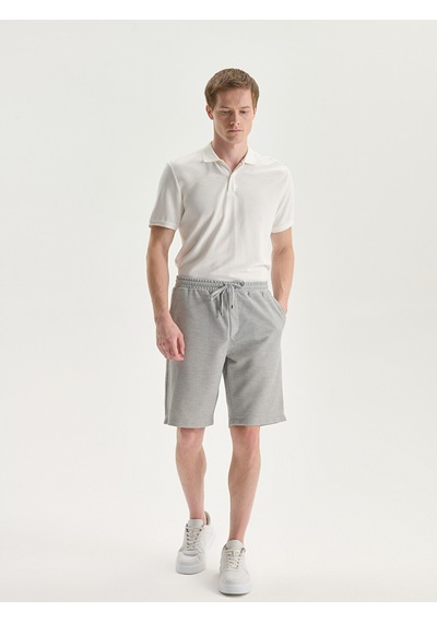 Lcw Vision Gri Slim Fit Erkek Şort