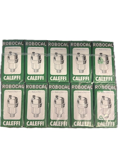 Caleffi Robocal Otomatik Hava Purjörü - 1/2'' - 115 C - 10 Adet