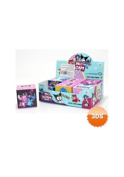 Stitch Baskılı Zeka Küpü Karakter Tasarımlı Küp Oyuncak 5x2 Cm
