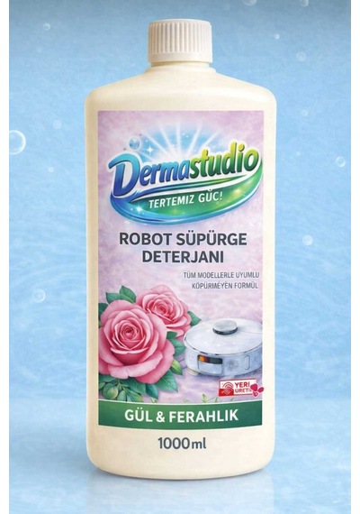 Gül Kokulu Romantik Robot Süpürge Yüzey Sıvısı,robot Süpürge Deterjanı Mop Sıvısı 1000 Ml Dev Boy Tekli