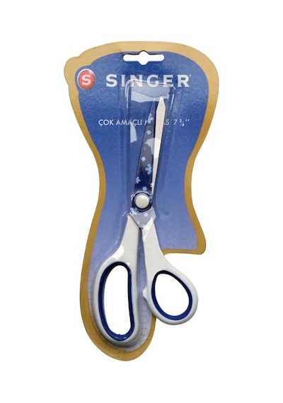 Singer Çok Amaçlı Renkli Saplı Makas Beyaz C2008P27