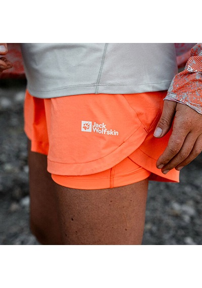 Jack Wolfskın Jack Wolfskin Prelight 2in1 Shorts Kadın Sarı Etek 3220 Çok Renkli