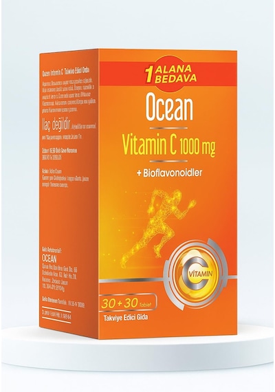 Ocean Vitamin C 1000 Mg 30 Tablet 1 Alana 1 Bedava