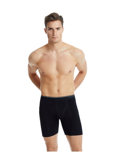 Blackspade Erkek Retro Büyük Beden Boxer Tender Cotton 9216 Siyah
