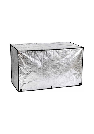 Metalize Mangal Koruma Kılıfı 60x100 Cm Su Geçirmez Toz Ve Kir Koruyucu Örtü Gri