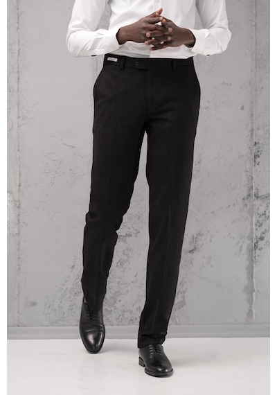 Ecer Regular Fit Düz Kalın Kışlık Gabardin Yan Cepli Pantolon Siyah Ecer Regular Fit Düz Kalın Kışlık Gabardin Yan Cepli Pantolon Siyah