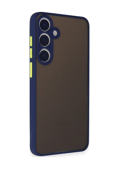 Samsung Galaxy Uyumlu,   S24 Kılıf Montreal Silikon Kapak - Lacivert