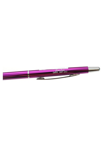 Ohto Slim Line Serisi Nbp-5b3 Metalik Mor Tükenmez Kalem 0.3 ---