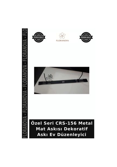 Özel Seri Crs-156 Metal Mat Askısı Dekoratif Askı Ev Düzenleyici