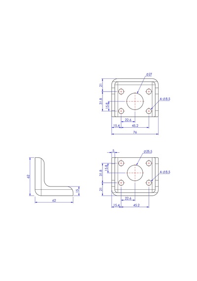 Goodhand Gh-36225 Montaj Braketi Gh-36224m İtmeli Çekmeli Kelep