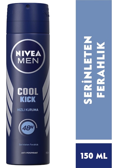 Nivea Cool Kick Erkek Sprey Deodorant 150 ML