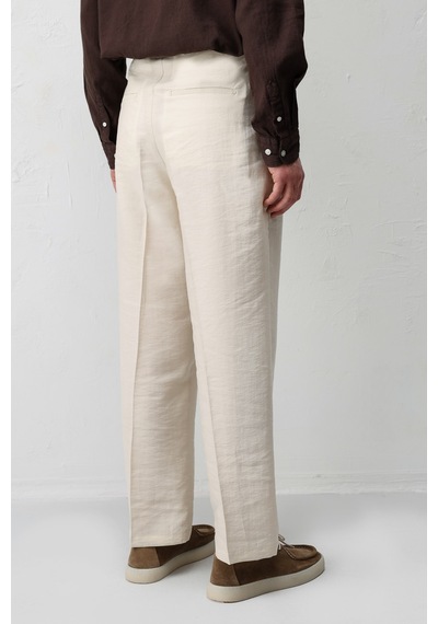 Antioch Lyocell Relaxed Fit Pileli Erkek Pantolon Taş