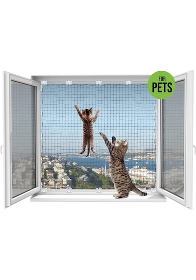 Winpet Winblock Pets Tek Kanat Pencere Güvenlik Ağı 80 x 140 CM