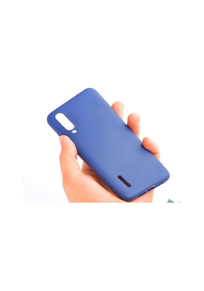 Noktaks - Xiaomi Uyumlu Xiaomi Mi 9 Lite - Kılıf Mat Renkli Esnek Premier Silikon Kapak - Kırmızı