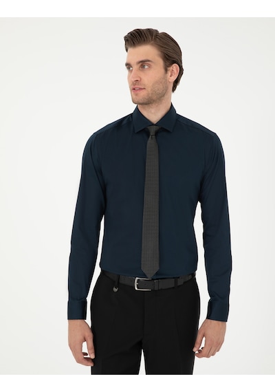 Pierre Cardin Erkek Lacivert Gömlek Basic 50292526-vr033 Lacivert