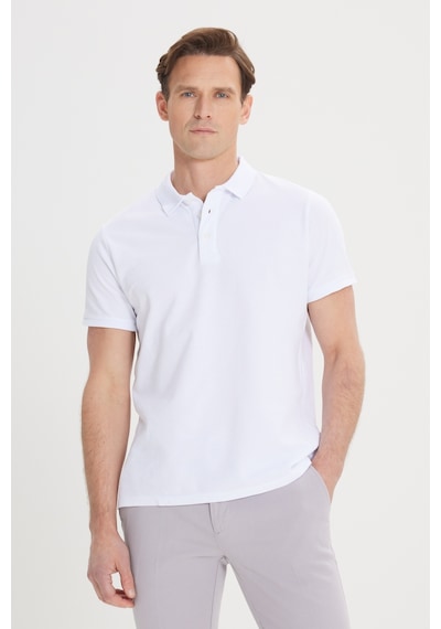 AC&Co / Altınyıldız Classics Altinyildiz Classics 4A4820200001BYZL Erkek Beyaz Slim Fit Dar Kesim Polo Yaka %100 Pamuk Tişört Beyaz AC&Co / Altınyıldız Classics Altinyildiz Classics 4A4820200001BYZL Erkek Beyaz Slim Fit Dar Kesim Polo Yaka %100 Pamuk Tişört Beyaz