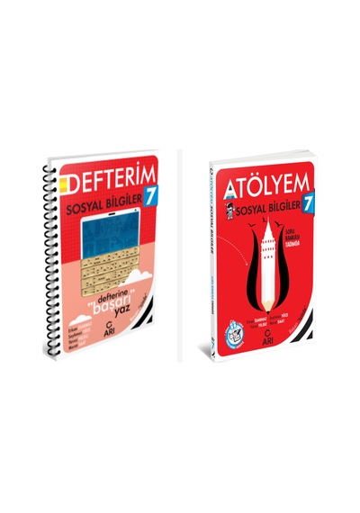 Arı 7. Sınıf Sosyal Bilgiler Akıllı Defter Ve Atölyem Serisi Set