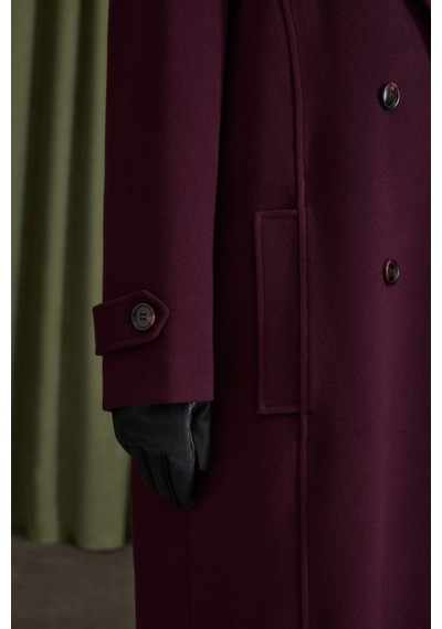 Aker Kruvaze Kapama Kaban Bordo Bordo