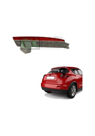 Nissan Juke Arka Tampon Reflektörü Sağ Taraf 2011 - 2014 Model Nissan Juke Kedi Gözü