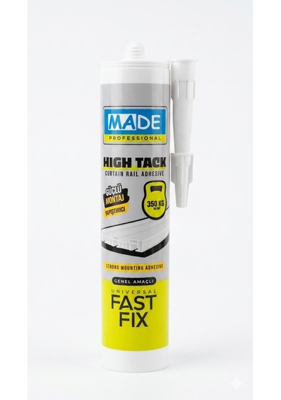 Professional Fast Fix Korniş Yapıştırıcı - 350 Kg Taşıma Kapasiteli High Tack Güçlü Montaj Yapıştırıcısı