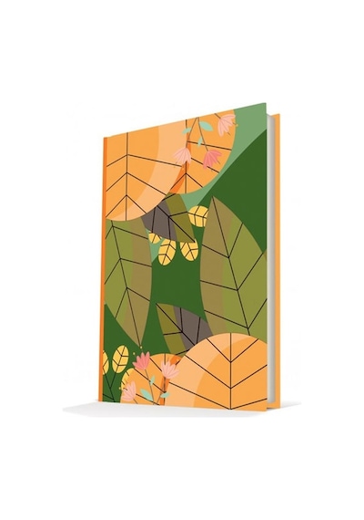 Deffter Pastel Sert Kapak Çizgili Defter Kahverengi 64523-7