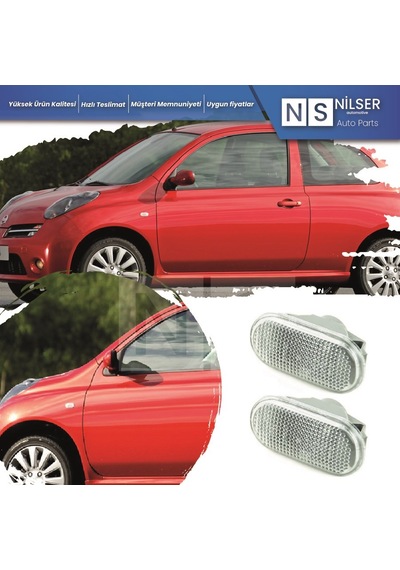 Nissan Micra K12 Çamurluk Sinyali Sağ-Sol Takımı 2005-2010