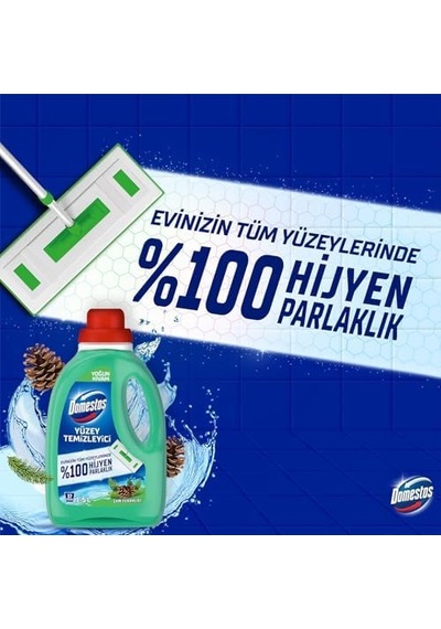 Domestos Yüzey Temizleyici Yoğun Kıvam Çam 1500 Ml 1000'li Set