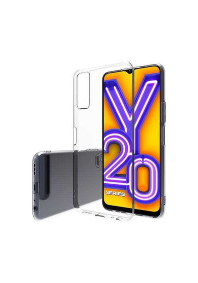 Vivo Y11s Kılıf Kamera Korumalı Şeffaf Kalın Üstün Koruma Silikon Celikaksesuar
