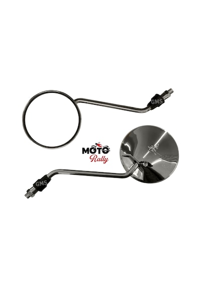 Motosiklet Nikel Ayna Takımı Scooter Ve Vitesli Motorlar İçin Uyumlu 8 Mm Ve 10 Mm Uyumlu 3110