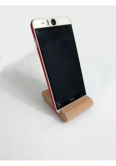 Ahşap Masaüstü Telefon Standı