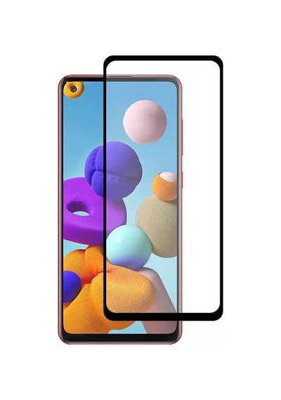 Samsung Galaxy A21S ile Uyumlu Tam Kaplayan Cam Ekran Koruyucu