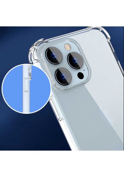 Apple Uyumlu iPhone 14 Pro Max Kilif Seffaf Nitro Anti Shock Kapak 560977633