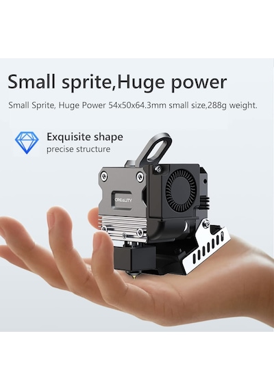 Creality 3d Resmi Sprite Extruder Pro Kiti Çift Dişli Beslemeli Tamamen Metal Tasarım 3,5:1 Ender 3, Ender 3 Pro, Ender 3 Max, Ender 3 V2 İçin Dişli Oranı, Bl-touch/cr-touch'ı Destekler Creality 3d Resmi Sprite Extruder Pro Kiti Çift Dişli Beslemeli Tamamen Metal Tasarım 3,5:1 Ender 3, Ender 3 Pro, Ender 3 Max, Ender 3 V2 İçin Dişli Oranı, Bl-touch/cr-touch'ı Destekler