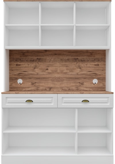 Gözde Kahve Köşesi - 140 Cm Mdf Mutfak Dolabı - Led Aydınlatmalı