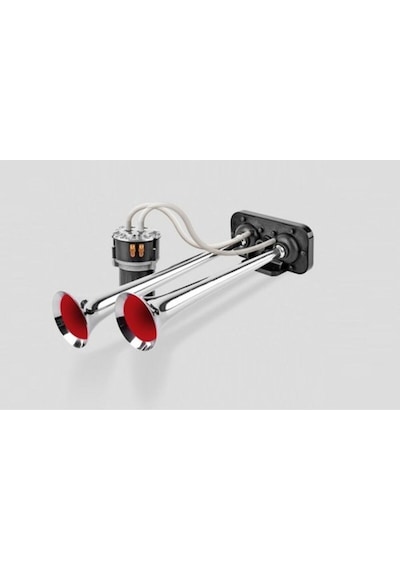 Ahmet Otomotiv Seger 24volt Fala-fala Kompresörlü Korna Krom 85kh24.000.02k