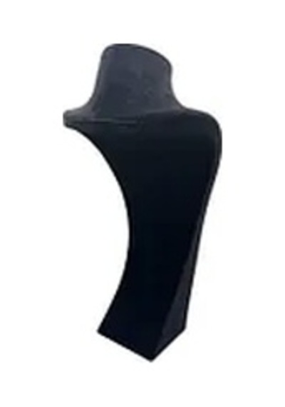 Yerli Üretim Süet Kumaş Elisia Manken Siyah Renk 40/20 Cm Kolye Gerdanlık Takı Sergileme Mankeni Çok Renkli
