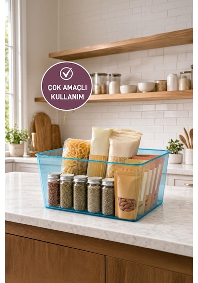 Selka Home Salve Büyük Boy Buzdolabı-Banyo Organizer Düzenleyici