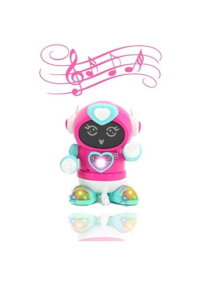 Rong Xian Yi Rock Robot - Müzik, Işık Ve Dans Eden İnteraktif Eğlenceli Oyuncak Robot Çok Renkli