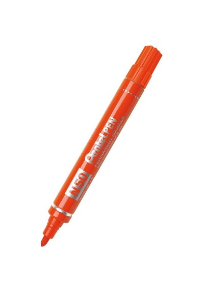 Pentel N50 Bullet Tip Permanent Marker Kırmızı