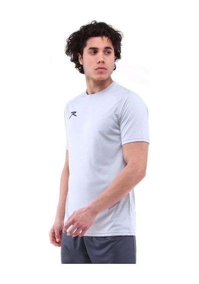 Raru Teamswear Erkek Basic T-shirt Sırca Gri Gri